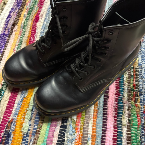 Dr. Martens Black Boots with Air-Cushioned Sole main image 4